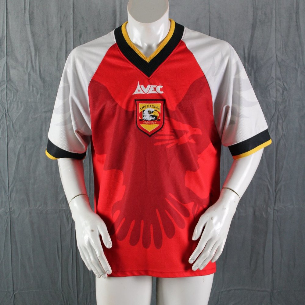 Sheffield Eagles Jersey (VTG) - 1990s Home Jersey by Avec - Men's Large